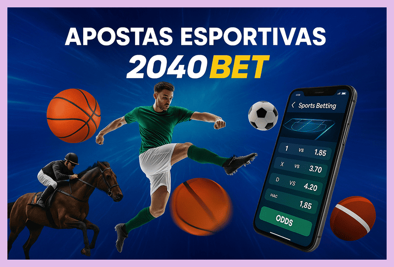 Apostas esportivas no cassino online 2040BET